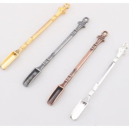 Metal Tiny Spoon Little Mini Scoop Gold Spoon Stir In Coffee Or Tea Sniffer Smell Flavor Gold Ornament Of Novel Design Tableware