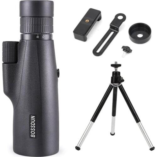 Portable 10-30X50 High Zoom Monocular Telescope Hunting Spotting Scope BAK4 Prism Lens Waterproof Monocular Binoculars + Tripod