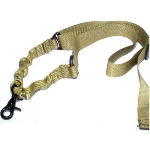 5PCS/1 Lot Single-Point Sling / Hunting Sling Shooting Rifle Carry Belt ( mix colours) Green ,Black ,Sand