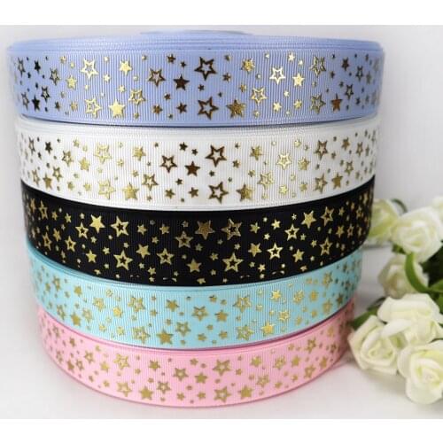 Grosgrain Ribbon Supplier Wholesale 196 Color 1" Printed Grosgrain Ribbon