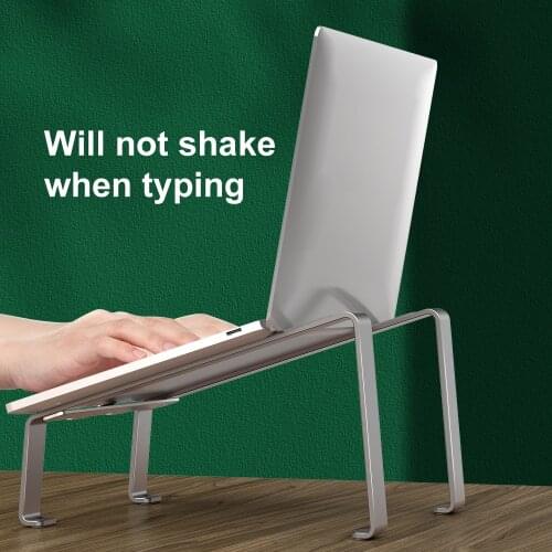 Aluminum Alloy Laptop Stand Holder For MacBook Pro Desk Holder Notebook Computer Bracket Stable Non-Slip Laptop Cooling Stand