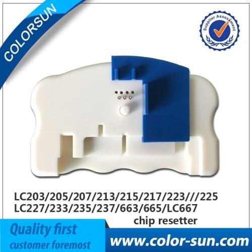 For Brother MFC-J4625DW J5520DW J5320DW J5620DW J5625DW CHIP RESETTER LC223 LC229 LC203 LC233 LC663 LC237 LC239 chip resetter