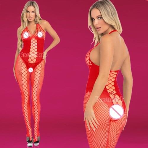Sexy Bodystocking Open Crotch Fetish Porno Sexi Women Crochless Teddy Lingerie Bodysuit Sexy Erotic Underwear Baby Doll Costumes