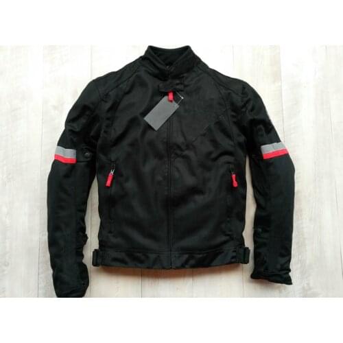 Mesh Black Jackets For Honda Jacket Windproof Motorcycle Off-road Racing With Protector