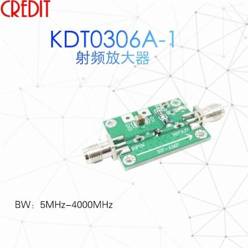Ultra-low Noise LNA 5MHz-4GHz RF Amplifier Small Signal Amplification