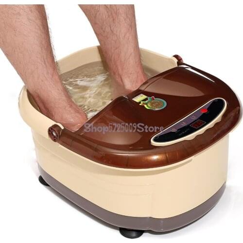Foot Bath Full Cover Foot Massage Elderly Foot Bath Foot Bath Foot Soaking Machine Electric Heating Foot Massage Home Bucket