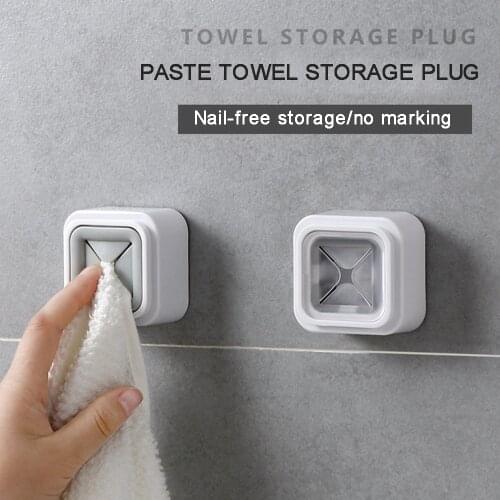 1PCS Convenient Kitchen Storage Hooks Washing Cloth Hanger Rack Towel Holder Sucker Wall Window Bathroom Tool