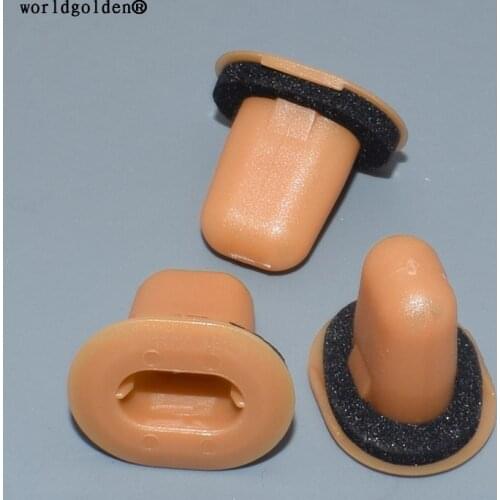 Worldgolden 100pcs plastic clip Rear Combination Lamp Retainer for Nissan#76882-01G10(7688201G10) 26557-2U001(265572U001)