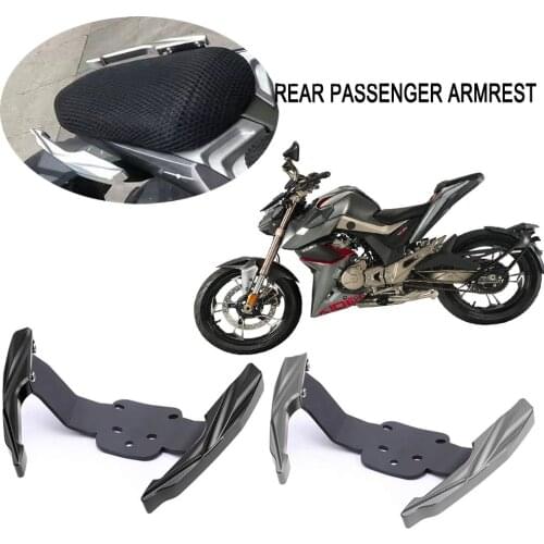 Motorcycle CNC Passenger Handgrips Hand Grip Tank Grab Bar Handles Armrest For KIDEN KD150-U KD150-U1 KD150U KD150U1