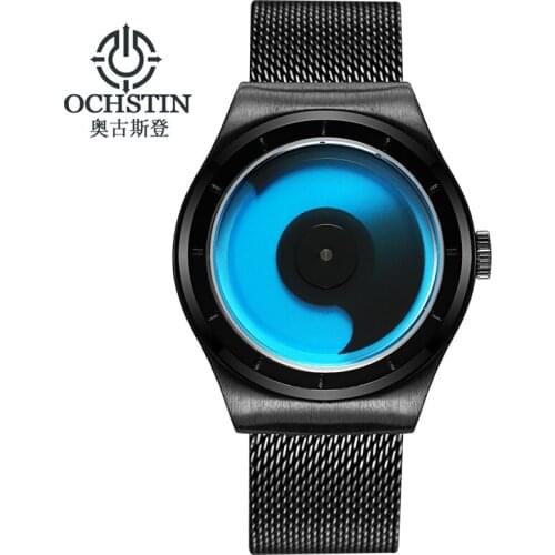 2017 Men Watches Luxury Top Brand OCHSTIN Sports Fashion Male Dress Clock Steel Mesh Waterproof Quartz Wrist Watch