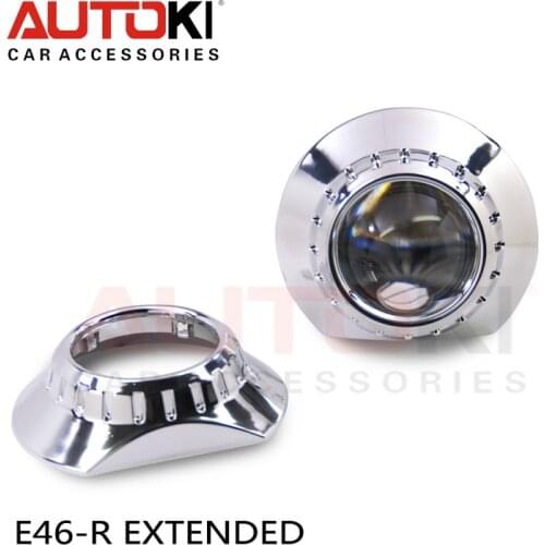 Autoki 2017 Updated Metal 3.0 Super HID Bi-xenon Projector Lens LHD/RHD + E46 ZKW Shroud for Auto Headlight Retrofitting