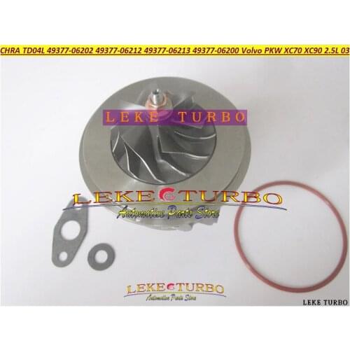 Free Ship Turbo Cartridge CHRA Core TD04L 49377-06213 49377-06200 49377 06213 For VOLVO XC70 XC90 S60 S80 V70 03-09 B5254T2 2.5L