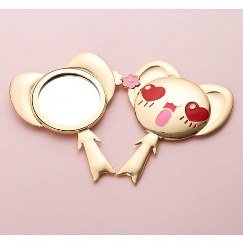 Cardcaptor Sakura Cute Tiger Pet Cosmetic Mirror Cosplay Props Mini Handheld Mirror Makeup Tool Children Mirror Gift