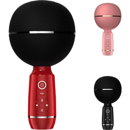 Childrens Microphone Handheld Bluetooth Microphone Family Ktv Player For Ios And Android