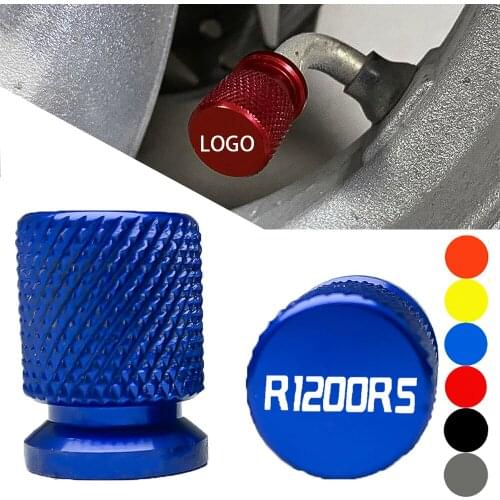 For BMW R1200RS R1200 RS Motorcycle CNC Wheel Tire Valve caps cover Logo ''R200RS