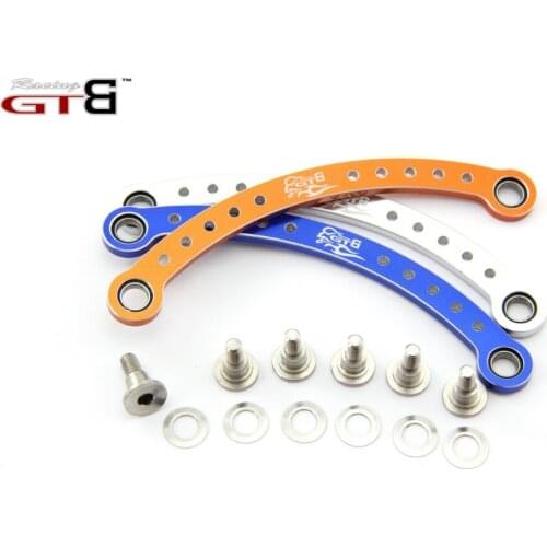 GTB racing CNC machined HD Dual bearing steering bars for losi 5ive t ,Rovan LT ,KM X2