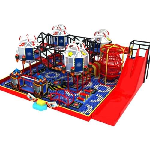 Amusement indoor playground fun city play center with crazy slides rope climbing series