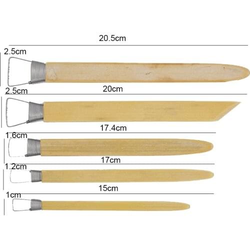 Pottery Ceramic Tool Professional Polymer Clay Scraper Modeling Carved Sludge Sculpture Shaping Tools Hobby Supplie