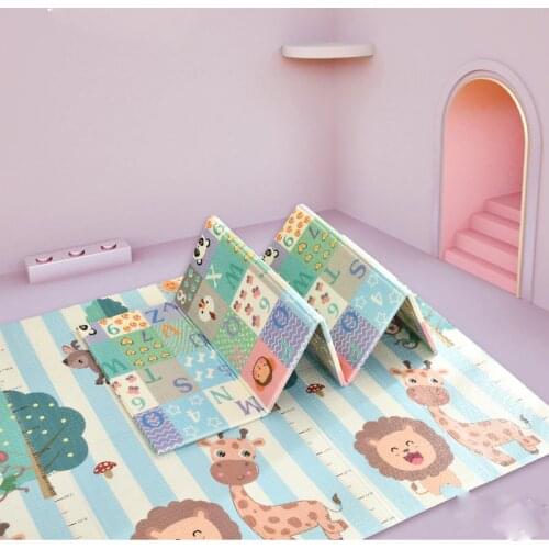 Carpet Child Foldable Baby Play Mat Children Room Decor Home 1cm Thick Toddler Crawling Pad Kids Rug Game Puzzle Games Toys