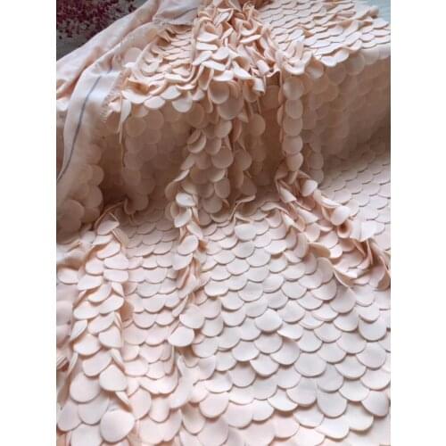 Round flower Embroidered Cord Lace Fabric BZL-1938 for bridal dress Nigerian french net Lace