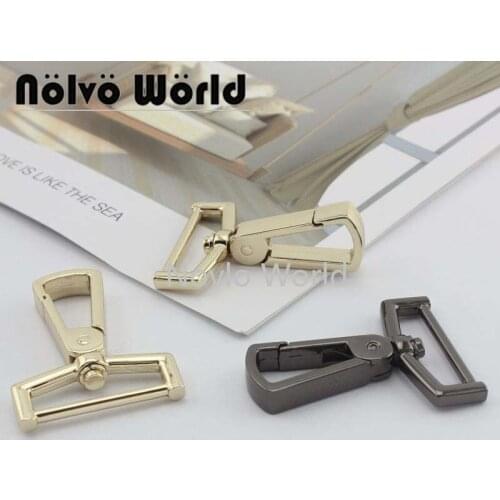Nolvo World 5-20-100pcs 2 colors 50*30mm men laptop bag strapping purse 3cm new swivel clasps clips