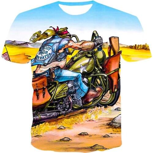 Motocross Graphic T Shirts Tee Men Clothing Camisetas Tops Ropa Hombre Summer Streetwear Camisa Masculina Verano Roupas Koszulki