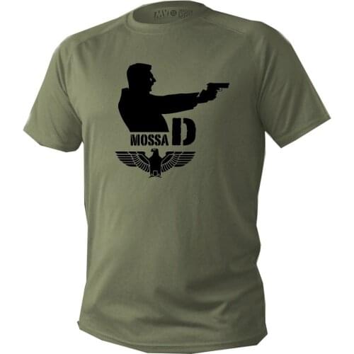 2019 New Summer Casual Men T-shirt T shirt Mens short sleeve green olive israel defense forces mossad man