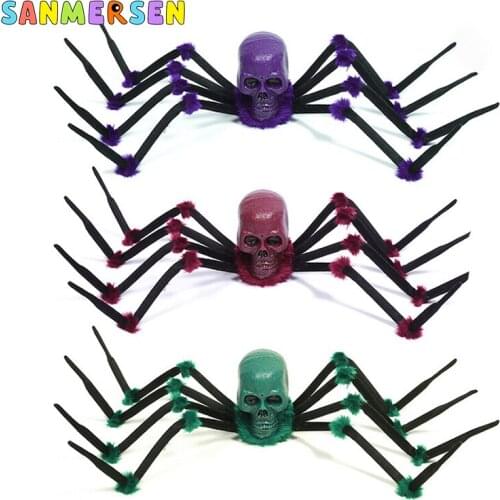 Spider Toy Bar Fun Multicolor Spider Toys April Fools Day Gift Horror Atmosphere Props Ghost Face Spider Toys Kids Funny Gift