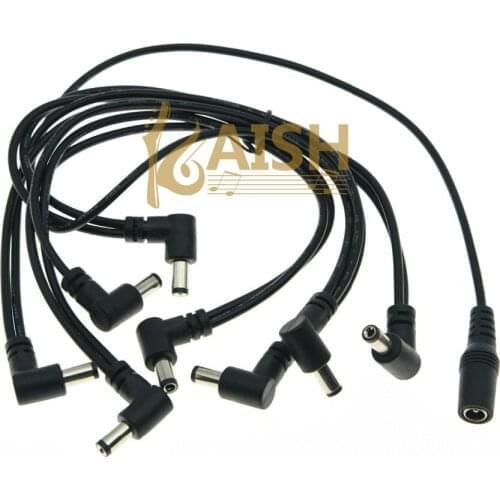 1 To 8 Guitar Effects Pedal Power Supply Splitter Cable Daisy Chain for Pedals