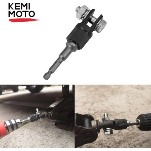 Scissor Jack Adapter With 1/2 Inch Chrome Vanadium Steel Socket Adapter Drive Impact Wrench