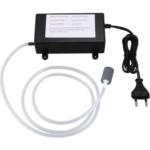 Portable Ozone Generator 220V 1000Mg Ozonizer Air Purifier Cleaner Treatment Fruit Vegetable Cleaning Purifier,EU Plug