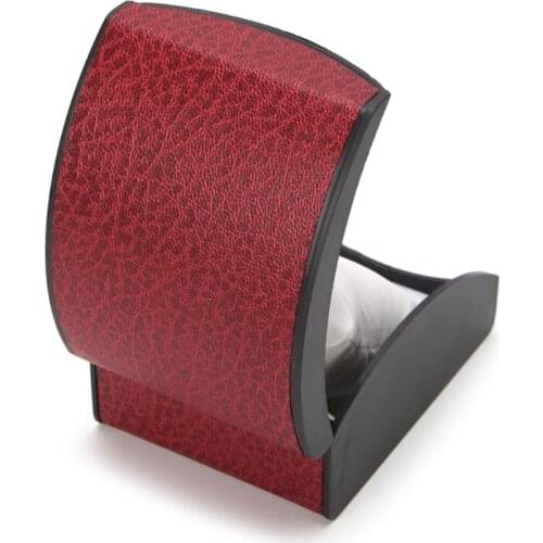 Luxury Wristwatch Box Display Case Gift For Jewelry Bracelet Faux Leather Holder 13MD