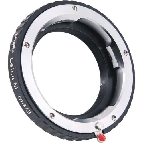 Haoge Manual Lens Mount Adapter for Leica M LM Lens to Olympus and Panasonic Micro Four Thirds MFT M4/3 M43 Mount Camera