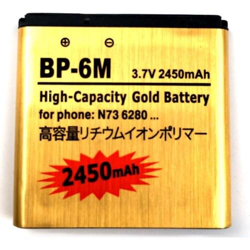 BP-6M Replacement Rechargable Battery For Nokia N93 3250 6151 6233 6234 6280 6288 9300 9300I N73 N77 BP 6M 6282