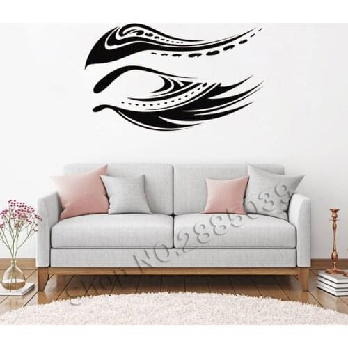 Special Eyelashes Art Wall Sticker Woman Girl Room Creative Gifts Vinyl Wall Decal Flying Eyebrows Wall Fine Decor Posters LL859