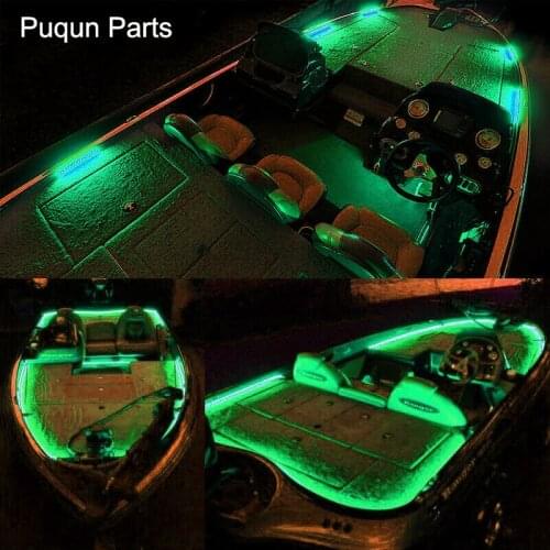 2x 12" LED Boat Light Deck Courtesy Bow Trailer Pontoon 12V Waterproof Boat Marine Deck Interior Lighting