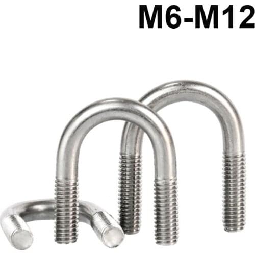 U Screw/U Bolts 304 Stainless Steel Clamp Screws M6 M8 M10 M12