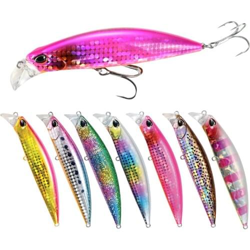 1PCS Quality Professional Minnow Fishing Lure Hard Wobblers Artificial Floating Trolling Bass Hard Bait Trout Sea Fishing Lure