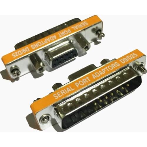 2PCS/LOT DB25 M/ DB9F Port Saver