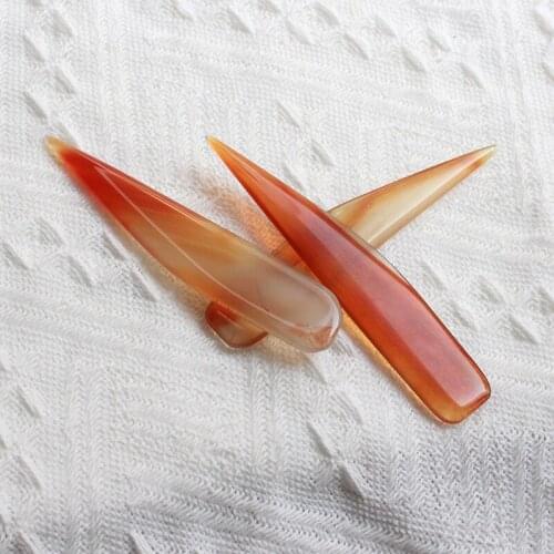 5PCS 7CM 10CM 12CM Natural Real Agate Knife For Gold Sliver Jewellery Tool Burnisher Polishing Cleaning Wiping Tool Accessories