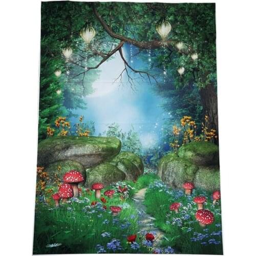 5x7ft Fairy Tale Vinyl Studio Backdrop Photography Prop Photo Background-Fantasy forest