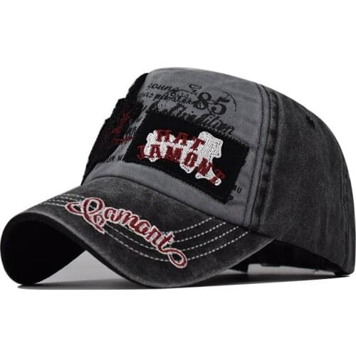 2020 New washed big embroidered letters baseball cap high-grade cotton men and women outdoor sport casual shade snapback hat