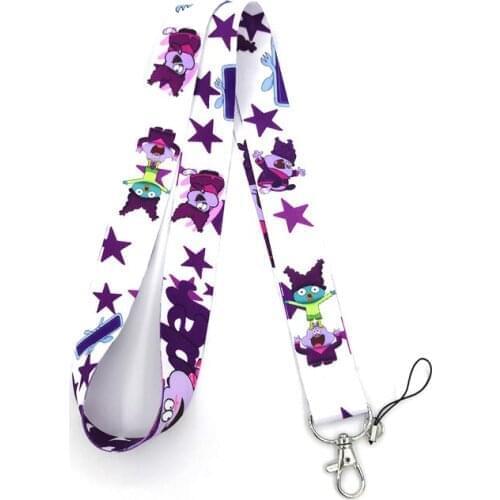 Regooly RE175 Chowder cartoon key keychain light fury toothless necklace Cartoon Neck Strap ID badge holder Lanyard present