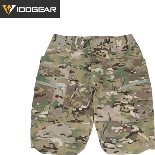 IDOGEAR Tactical Mens Shorts Camo Cargo Shorts Sports Camo Outdoor Mens Urban Military Pants waders Hunting Functional 3211