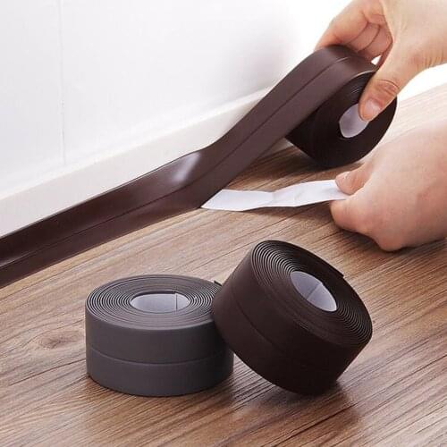 3D New Colorful Strip Sealant Strong Sticky Tape for Bathroom Self-Adhesive Sealing Tapes Kitchen Countertop Shower Toilet Sink