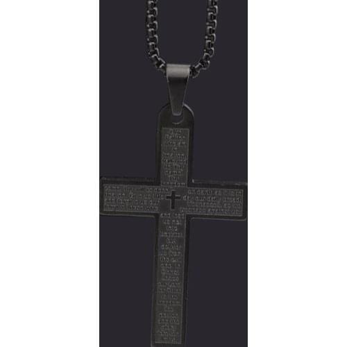 ATGO Hot Bible Christian Jesus Men Pendant Necklace Classic Style Fashion Women Religious Prayer Jewelry BP907