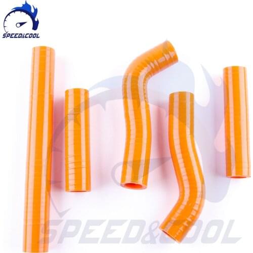 Motorcycle Silicone Radiator Coolant Tube Pipe Hose Kit For KTM 250 EXC-F / XC-F 2006 2007