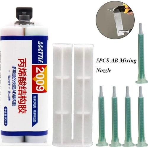 50ML Super Epoxy Resin Glue Transparent High Temperature Resistant Adhesive Metal Rubber Jewelry Jade Plastic Stone Glue