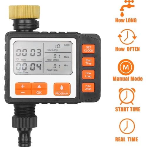 Garden Watering Timer Automatic Electronic Watering Timer Digital Irrigation Controller System Water Timing Irrigation In Garden