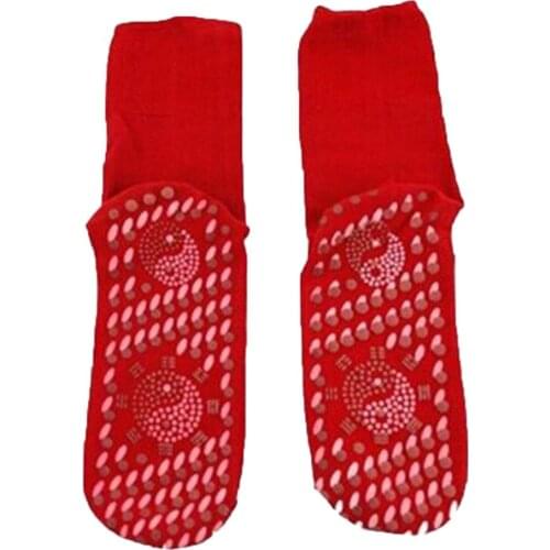 Women Men Socks Tourmaline Self Heating Socks Help Warm Feet Unisex Comfort Self-heating Health Care Socks Magnetic Therapy